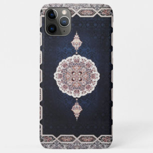 Antiek Blauwe Turkse Perzische Tapijt Vloerkleed iPhone 11 Pro Max Hoesje