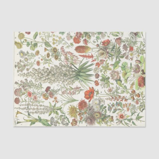  antiek bloemen decoupage crafters' tissuepapier (Voorkant)