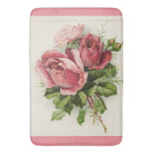Antiek Bloemen Rozen Badmat (Voorkant Verticaal)