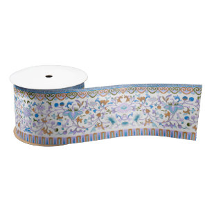 Antiek bloempatroon lint