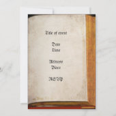 Antiek boek kaart (Achterkant)