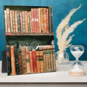 Antiek boeken fotoplaat (Zijkant)