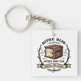 Antiek Boekenclub Sleutelhanger
