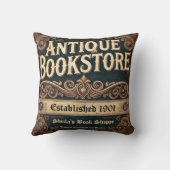 Antiek boekhandel  Sierkussen (Achterkant)