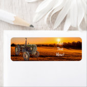 Antiek Boerderij tractor Etiket (Insitu)