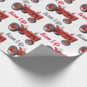  Antiek Boerderij van trekkers Cadeaupapier (Hoek)