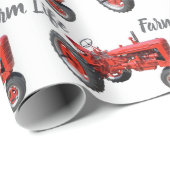  Antiek Boerderij van trekkers Cadeaupapier (Rol Hoek)