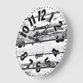 Antiek boerenmarkt grote klok (Hoek)