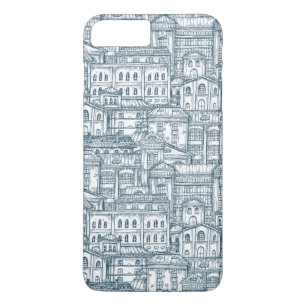 Antiek bouwpatroon iPhone 8 plus / 7 plus hoesje