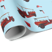 Antiek brandbestrijdingsmaterieel, cadeaupapier (Rol Hoek)