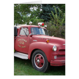 Antiek brandweerwagen