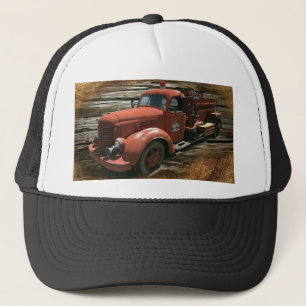 Antiek brandweerwagen brandweerwagen trucker pet