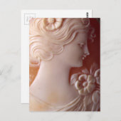 Antiek Briefkaart Cameo (Voorkant / Achterkant)