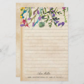  Antiek Briefpapier  papier (Voorkant / Achterkant)