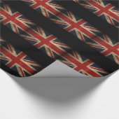 Antiek Britse vlag VK Cadeaupapier (Hoek)