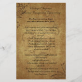 Antiek brochure of  programma (Voorkant)