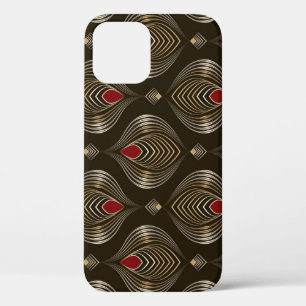 Antiek brons: naadloze sierlijke elegantie iPhone 12 hoesje