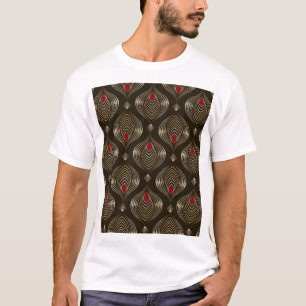 Antiek brons: naadloze sierlijke elegantie t-shirt