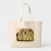 Antiek bruidsschat grote tote bag (Voorkant)