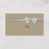 Antiek bruidsschat visitekaartje (Achterkant)