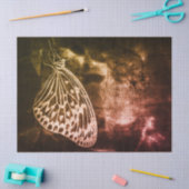 Antiek-bruine vlinder-ontvlechtingskunst Tissuepapier (Craft)