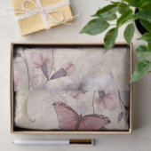 Antiek Butterfly Ephemera ontkoppeling Tissuepapier (Geschenk)