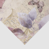 Antiek Butterfly Ephemera ontkoppeling Tissuepapier (Detail)