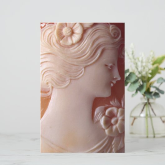 Antiek Cameo Briefpapier (Staand voorkant)