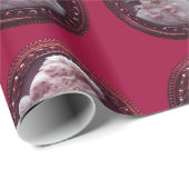 ANTIEK CAMEO, LADY MET DRUIVEN EN DRUIVEN CADEAUPAPIER (Rol Hoek)