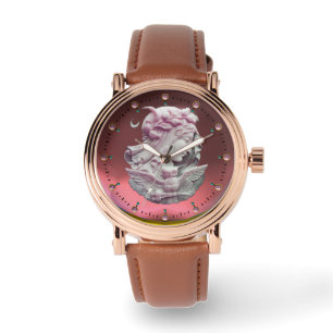 ANTIEK CAMEO, MOON LADY OF NACHT MET EIGEN HORLOGE