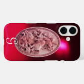 ANTIEK CAMEO / SAINT GEORGE EN DRAGON MONOGRAM Case-Mate iPhone CASE (Achterkant (horizontaal))