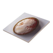 Antiek Cameo Tegeltje (Zijkant)