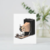 Antiek camera briefkaart (Staand voorkant)