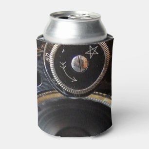 Antiek camerafotografie  lensfilm blikjeskoeler