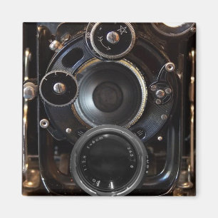 Antiek camerafotografie  lensfilm magneet