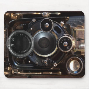 Antiek camerafotografie  lensfilm muismat