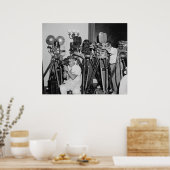 Antiek camera's in het Witte Huis, jaren dertig Poster (Keuken)