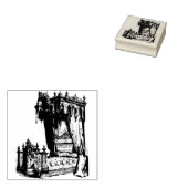 Antiek Canopy Bed franse meubelen  kunst Rubberstempel (Gestempeld)