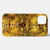 ANTIEK CELTISCHE WARRIUMSCHIELD MET RUBY GEM STONT Case-Mate iPhone CASE (Achterkant (horizontaal))