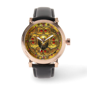 ANTIEK CELTISCHE WARRIUMSCHIELD MET RUBY GEM STONT HORLOGE