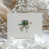 Antiek Charm Parrot 'Save the Date' Uitnodiging