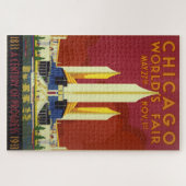 Antiek  Chicago World's Fair Poster Legpuzzel (Horizontaal)