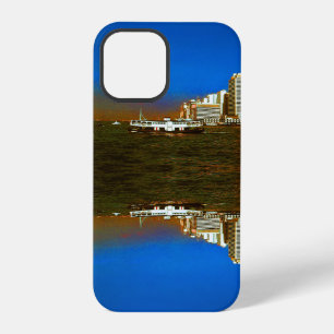 Antiek China Hong Kong boot wolkenkrabber zee iPhone 12 Pro Hoesje