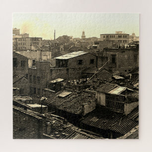 Antiek China Kanton stad Legpuzzel