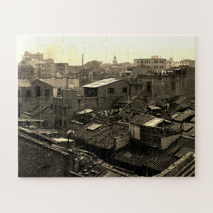 Antiek China Kanton stad Legpuzzel