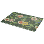Antiek Chinees Cloisonné-patroon: Jade Groen Snijplank (Hoek)