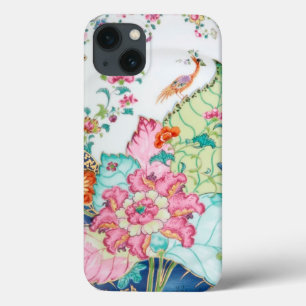 Antiek chinoiserie china porcelain vogelpatroon iPhone 13 hoesje