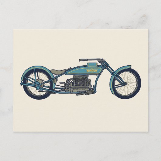 Antiek Chopper II Briefkaart (Voorkant)