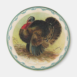 Antiek Clapsaddle Turkey Magnet Magneet