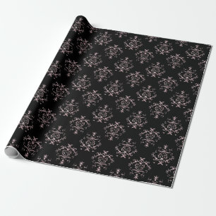Antiek damaskpatroon cadeaupapier